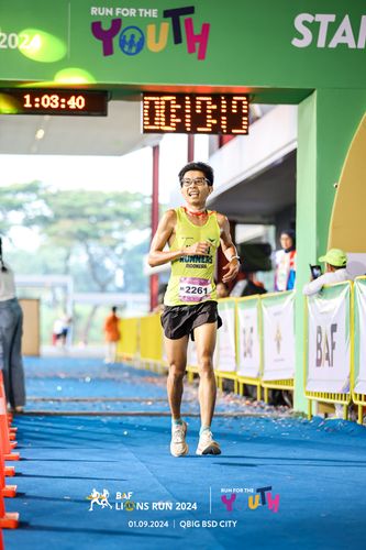 Race photo from BAF LIONS RUN 2024