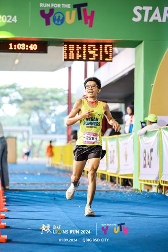 Race photo from BAF LIONS RUN 2024
