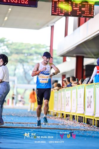 Race photo from BAF LIONS RUN 2024