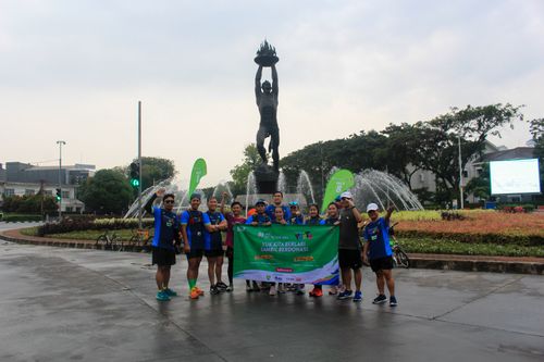 Race photo from Road to BAF Lions Run 2024