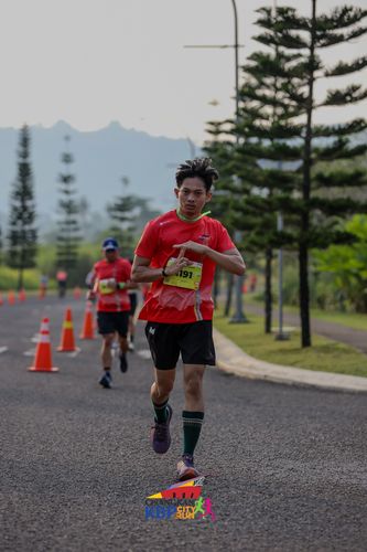 Race photo from CISANGKAN KBP CITY RUN 2025