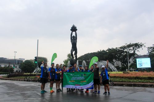 Race photo from Road to BAF Lions Run 2024