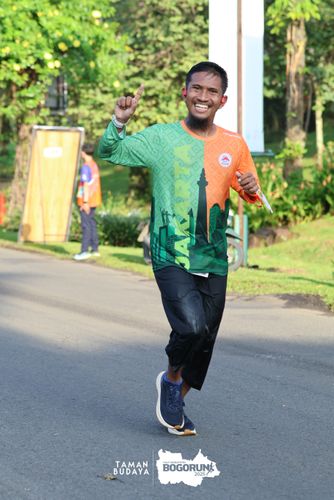 Race photo from Taman Budaya x BOGORUN 2025