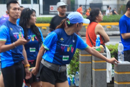 Race photo from Road to BAF Lions Run 2024