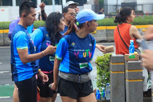 Race photo from Road to BAF Lions Run 2024