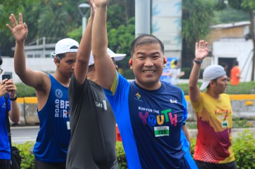 Race photo from Road to BAF Lions Run 2024