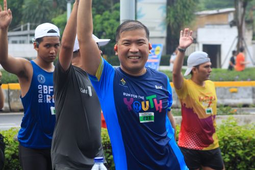 Race photo from Road to BAF Lions Run 2024