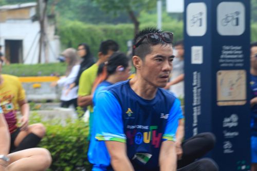Race photo from Road to BAF Lions Run 2024