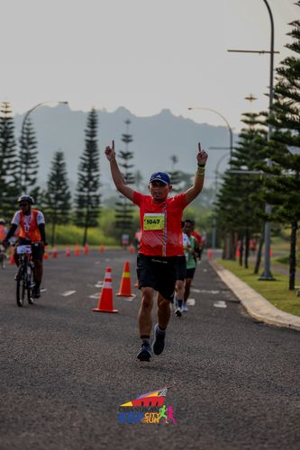 Race photo from CISANGKAN KBP CITY RUN 2025