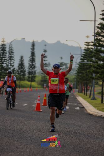 Race photo from CISANGKAN KBP CITY RUN 2025