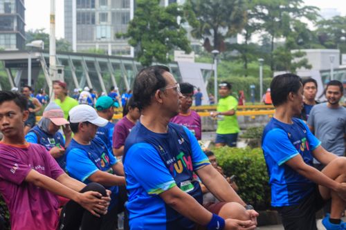 Race photo from Road to BAF Lions Run 2024