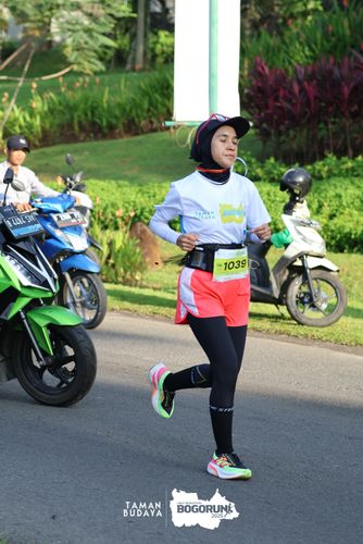 Race photo from Taman Budaya x BOGORUN 2025