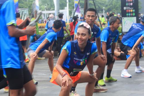 Race photo from Road to BAF Lions Run 2024