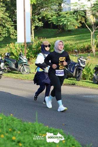 Race photo from Taman Budaya x BOGORUN 2025