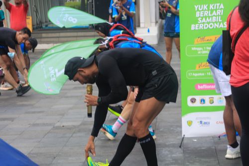Race photo from Road to BAF Lions Run 2024