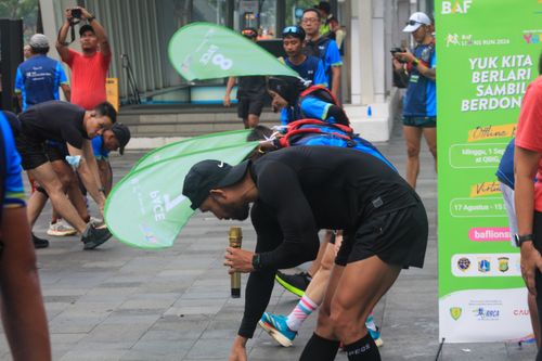 Race photo from Road to BAF Lions Run 2024