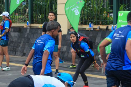 Race photo from Road to BAF Lions Run 2024