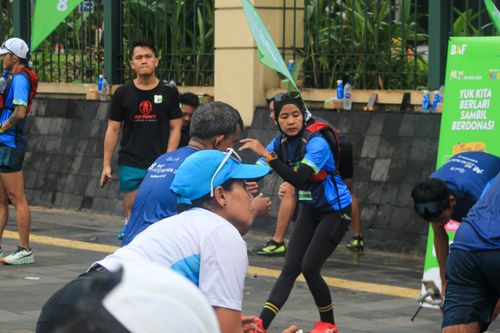 Race photo from Road to BAF Lions Run 2024