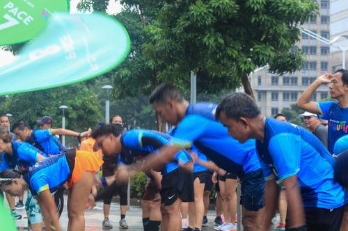 Race photo from Road to BAF Lions Run 2024
