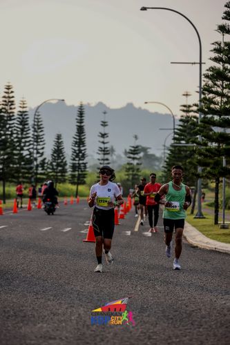Race photo from CISANGKAN KBP CITY RUN 2025
