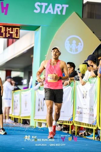 Race photo from BAF LIONS RUN 2024