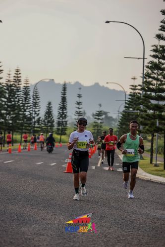 Race photo from CISANGKAN KBP CITY RUN 2025