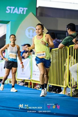 Race photo from BAF LIONS RUN 2024