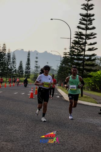 Race photo from CISANGKAN KBP CITY RUN 2025