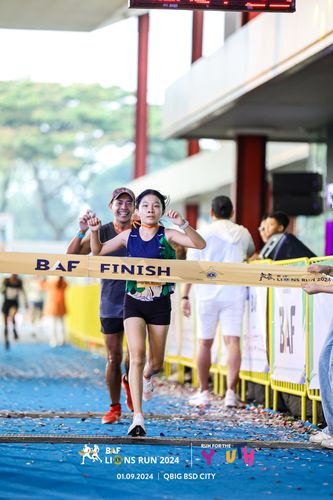 Race photo from BAF LIONS RUN 2024