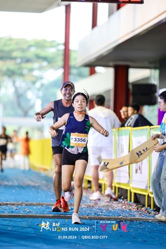 Race photo from BAF LIONS RUN 2024
