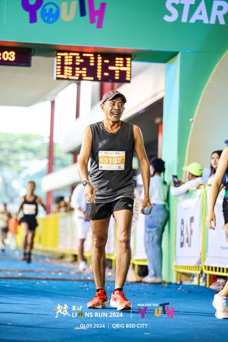 Race photo from BAF LIONS RUN 2024