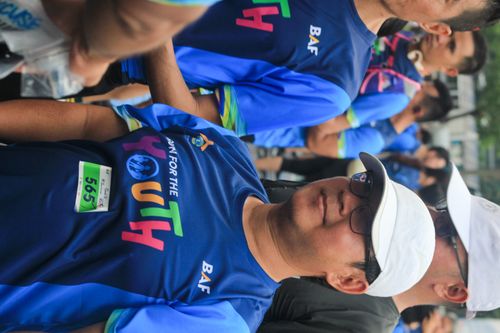 Race photo from Road to BAF Lions Run 2024
