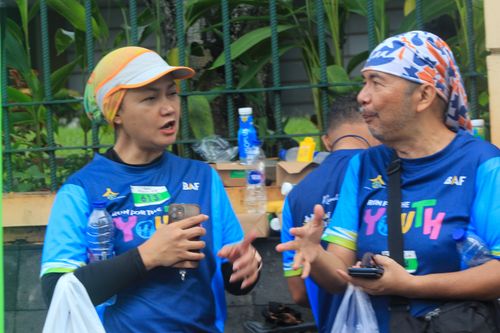 Race photo from Road to BAF Lions Run 2024