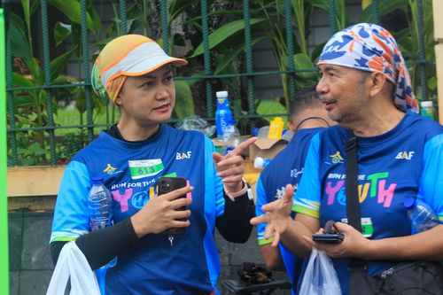 Race photo from Road to BAF Lions Run 2024