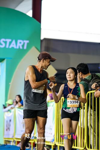 Race photo from BAF LIONS RUN 2024