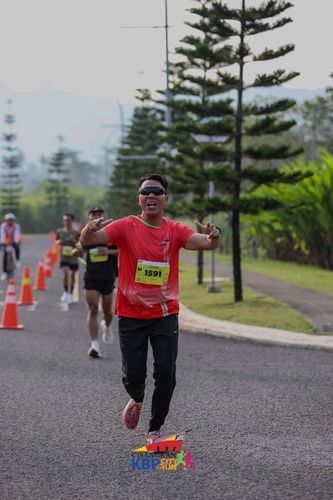 Race photo from CISANGKAN KBP CITY RUN 2025