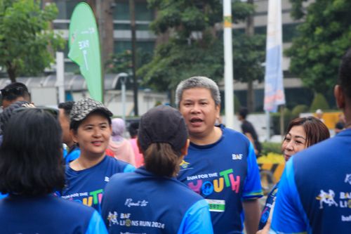 Race photo from Road to BAF Lions Run 2024