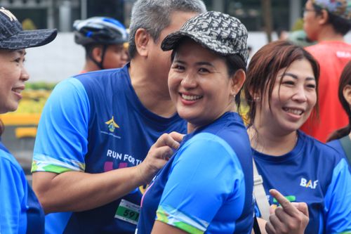 Race photo from Road to BAF Lions Run 2024