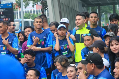 Race photo from Road to BAF Lions Run 2024