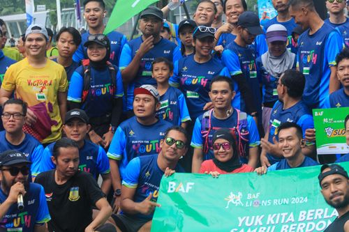 Race photo from Road to BAF Lions Run 2024