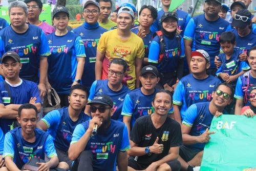 Race photo from Road to BAF Lions Run 2024