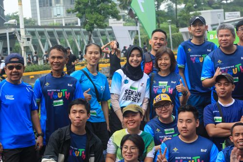 Race photo from Road to BAF Lions Run 2024