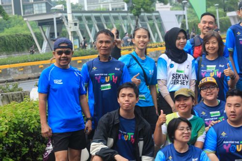 Race photo from Road to BAF Lions Run 2024