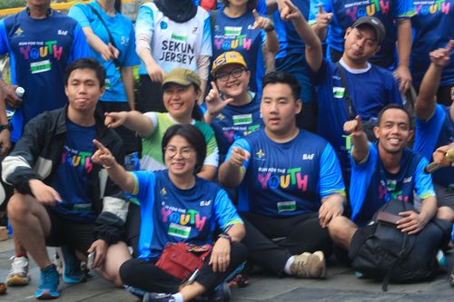 Race photo from Road to BAF Lions Run 2024