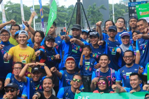 Race photo from Road to BAF Lions Run 2024