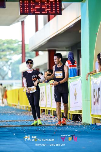 Race photo from BAF LIONS RUN 2024