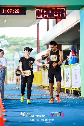 Race photo from BAF LIONS RUN 2024