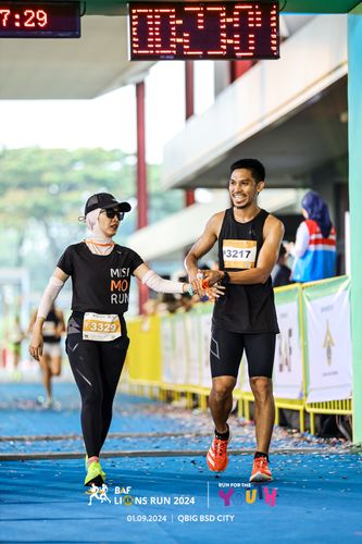 Race photo from BAF LIONS RUN 2024