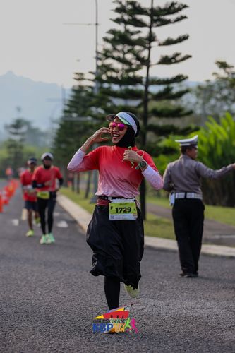 Race photo from CISANGKAN KBP CITY RUN 2025