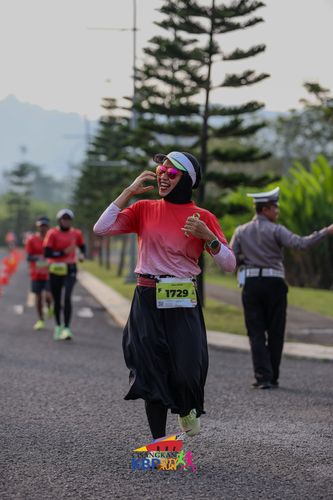Race photo from CISANGKAN KBP CITY RUN 2025
